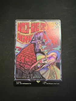 Magic The Gathering: LOTR Witch-king of Angmar (Borderless Poster) MTG LOTR - Image 1