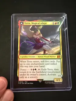 Magic The Gathering: Final Fantasy Terra, Magical Adept (Borderless) MTG FF - Image 1