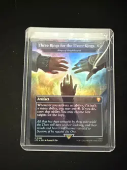 Magic The Gathering: LOTR Three Rings For Elven-Kings MTG LOTR - Image 1