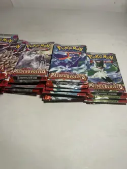 36x Paldea Evolved Booster Packs Pokemon Scarlet And Violet - Image 4