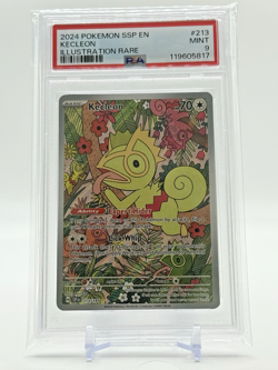 2024 Pokemon KECLEON #213/191 Surging Sparks ILLUSTRATION RARE PSA 9 MINT 👀 - Image 1