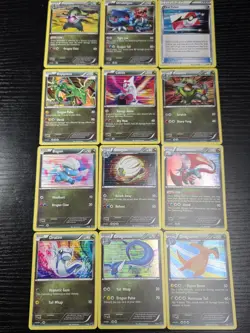 Pokemon Dragon Vault Holo Cards Bundle 12 Cards (Raquaza 11/20 Stamped)Near Mint - Image 1