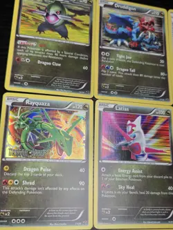 Pokemon Dragon Vault Holo Cards Bundle 12 Cards (Raquaza 11/20 Stamped)Near Mint - Image 2
