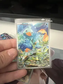Ducklett AR 109/086 White Flare Pokemon Card Game English mint - Image 1