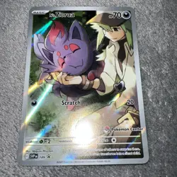 Pokemon TCG N’s Zorua Full Art IR Promo Holo Pokemon Center Stamp Promo NM - Image 2