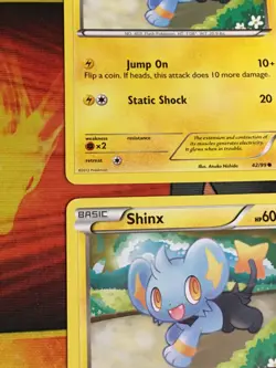 D1084 POKEMON TCG NEXT DESTINIES 2012 SHINX 3X 42 LUXIO 44 MP-HP - Image 3