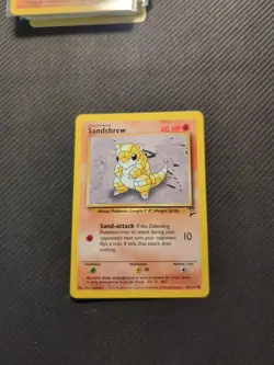 Sandshrew 91/130 Base Set 2 Pokemon NM - Image 1