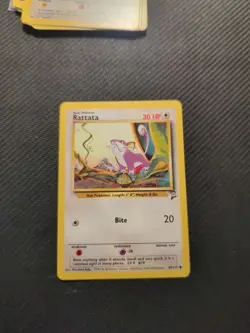 Rattata 89/130 Base Set 2 Pokemon NM - Image 1