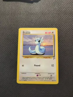 Dratini 38/130 Base Set 2 Pokemon NM - Image 1
