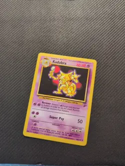 Kadabra 46/130 Base Set 2 Pokemon NM - Image 1