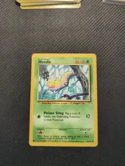 Weedle 69/102 Base Set Pokemon NM - Image 1