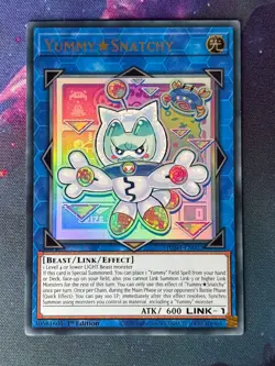 Yugioh - Yummy Snatchy (NM) - Ultra Rare - JUSH-EN022 - New Set - Meta - Image 1