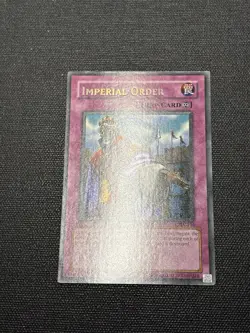 Yugioh! Imperial Order PSV-104 | Reverse Foil + Foil Shift Misprint - VLP/LP - Image 3