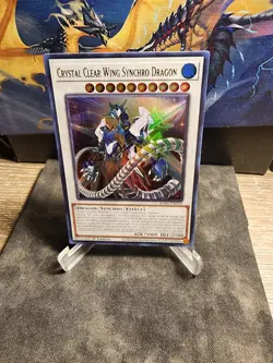 Yugioh! Crystal Clear Wing Synchro Dragon - RA04-EN059 - Ultra Rare - 1st Ed. - Image 1