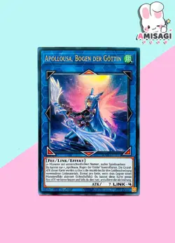 Yu-Gi-Oh Apollousa, Sheet Der Goddess MAMA-DE075 Card TCG German - Image 1