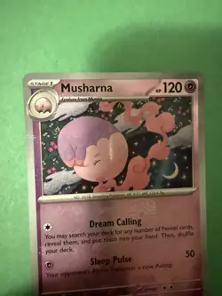 Musharna 036/086 SV: Black Bolt Master Ball Reverse Pokemon TCG Card NM/M - Image 3