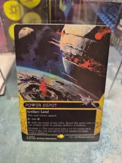 FOIL R 0034 Power Depot Stellar Sights Edge of Eternities MTG Card Borderless - Image 1