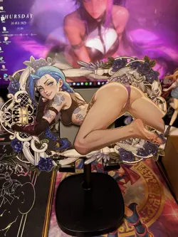 A5 Large Metal Card Serialized Waifu Anime Card 36/50 Jinx - Image 1