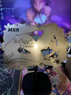 A5 Large Metal Card Serialized Waifu Anime Card 36/50 Jinx - Image 2