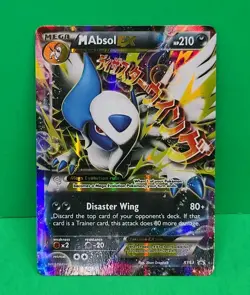 Pokemon TCG Mega M Absol EX - XY63 Promo XY Standard Size Card LP - Image 2
