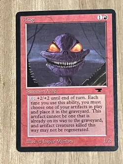 Awesome Magic The Gathering MTG Card Antiquities Atog Error Exe/LP - Image 1