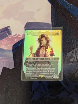 Aerith Gainsborough #0374 (Borderless) (FOIL) Unplayed NM MTG Final Fantasy - Image 1