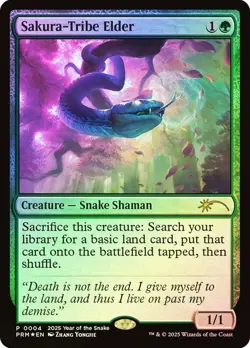 Sakura-Tribe Elder Foil 2025 Year of the Snake Promo NM MTG - Image 1