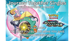 Pokemon TCG Journey Together English Set Singles (Near Mint) [BUY 8 FREE SHIP] - Image 1