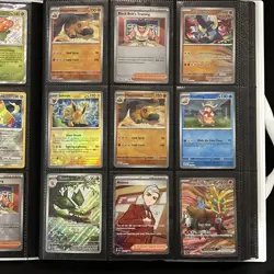 Pokemon White Flare Binder With Mixed Lot Of 99 Cards - Image 5