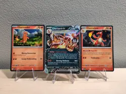 Charizard ex SVP 196 - Black Star Promo - Pokemon TCG (w/ Cosmo Holos) Swirl!! - Image 1