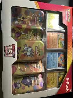 Pokemon TCG Scarlet & Violet 151 Costco 5 Pack Mini Tins Bundle - Image 2