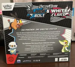 New Pokemon TCG Black Bolt & White Flare Unova Poster Collection Box (SEALED) - Image 2