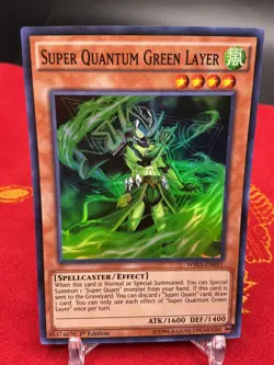Super Quantum Green Layer WIRA-EN031 Yugioh Wing Raiders LP - Image 1