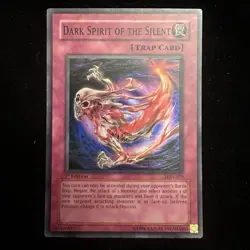 YUGIOH TCG DARK SPIRIT OF THE SILENT 1ST EDITION LON-E079 SUPER - Image 1