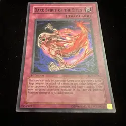 YUGIOH TCG DARK SPIRIT OF THE SILENT 1ST EDITION LON-E079 SUPER - Image 2