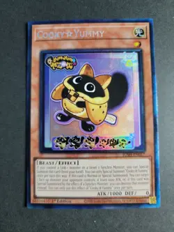 Cooky Yummy JUSH-EN017 Collector's Rare Yugioh Justice Hunters - Image 1