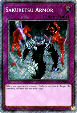 YuGiOh! Sakuretsu Armor - RA03-EN130 - Platinum Secret Rare - 1st Edition NM/M - Image 1
