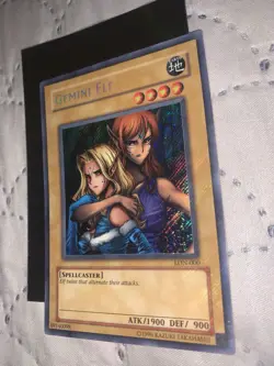 YuGiOh! Gemini Elf LON-000 Super Rare Unlimited NM - Image 3