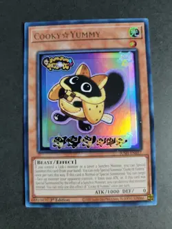 Cooky Yummy JUSH-EN017 Ultra Rare Yugioh Justice Hunters - Image 1