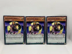 Yugioh! 3x Lunalight Wolf - SHVI-EN012 - 1st Edition - NM - Image 1