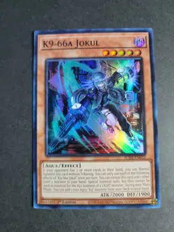 K9-66a Jokul JUSH-EN032 Super Rare Yugioh Justice Hunters - Image 1