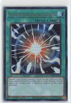 YuGiOh Quarter Century Bonanza Super Polymerization Ultra Rare #RA03-EN053 - Image 1