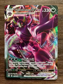 NM HOLO Grimmsnarl VMAX 115/189 - 2020 Pokemon Darkness Ablaze Rare Card - Image 1