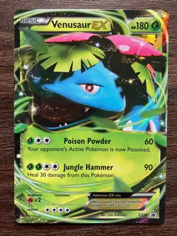 HOLO FULL ART Venusaur EX XY28 - 2014 Pokemon Promo Card - Eske Yoshinob Artwork - Image 1
