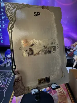 A5 Large Metal Card Serialized Waifu Anime Card My Hero Academia 8/40 - Image 2