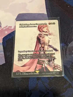 Lightning, Lone Commando - Isshin, Two Heavens as One Showcase MTG Final Fantasy - Image 1
