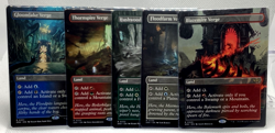 MTG Duskmourn: House of Horror Borderless Allied SET of Verge lands UNPLAYED - Image 1