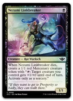 mtg magic Nezumi Linkbreaker FOIL ENGLISH Brisechaine nezumi 4 available - Image 1