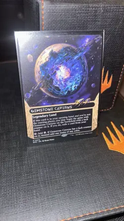MTG Gemstone Caverns (Borderless) Edge of Eternities - Image 1