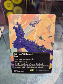 Stirring Wildwood BORDERLESS POSTER Edge of Eternities STELLAR SIGHTS MTG Card - Image 1